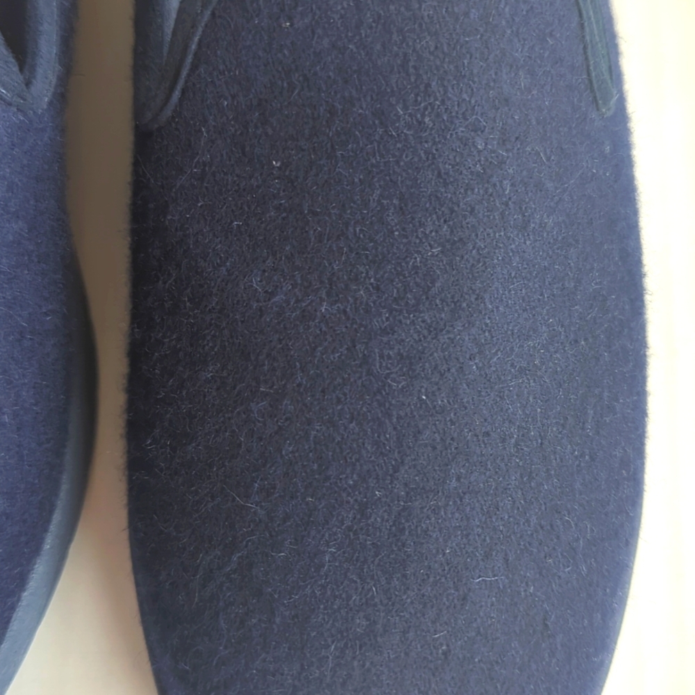 Lands' End Comfort Step Wool Slip-On Loafer Shoe Size 7.5B Blue - Picture 6 of 13